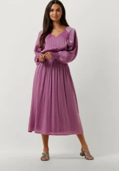 paarse aaiko midi jurk remy co 319