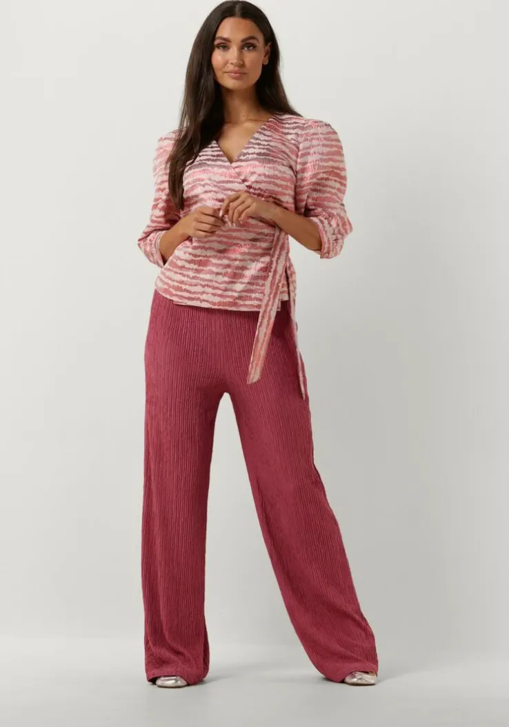 paarse aaiko wijde broek ramona shine pes 562