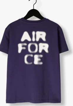 paarse airforce t-shirt geb1223