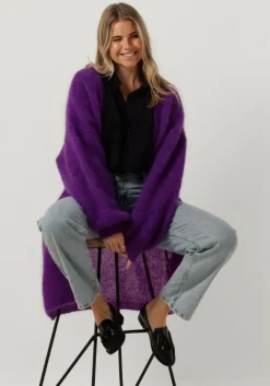 paarse american dreams vest lee midi cardigan