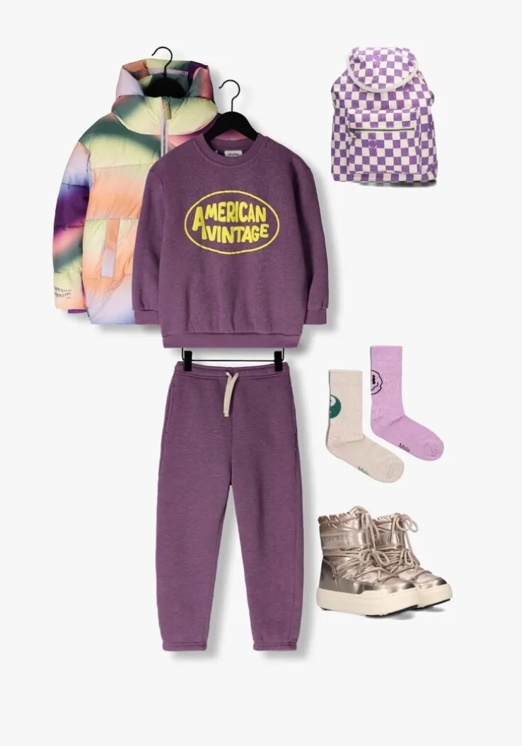 paarse american vintage joggingbroek doven 2