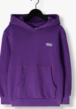 paarse american vintage truien/vesten izubird hoodie