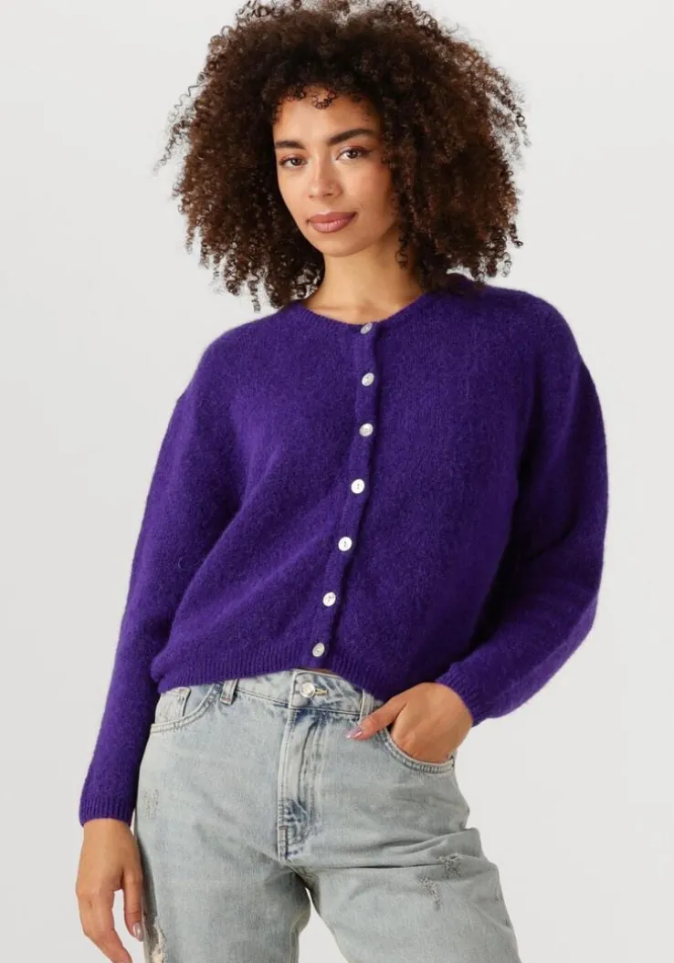 paarse american vintage vest vitow cardigan