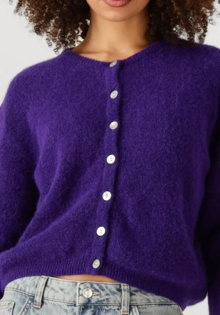 paarse american vintage vest vitow cardigan