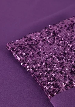 paarse ana alcazar mini jurk dress mordern pure