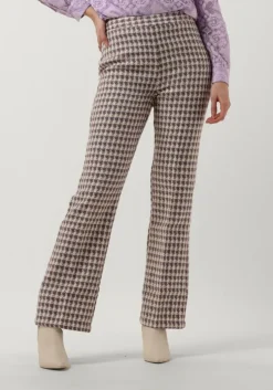 paarse another label flared broek eden pants