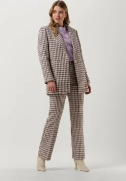 paarse another label flared broek eden pants