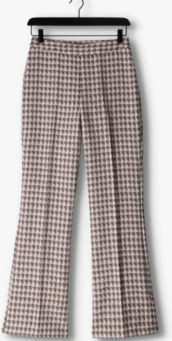 paarse another label flared broek eden pants