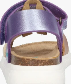 paarse bunniesjr platte sandalen brenda beach