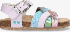 paarse bunniesjr platte sandalen becky beach