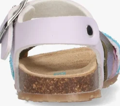 paarse bunniesjr platte sandalen becky beach