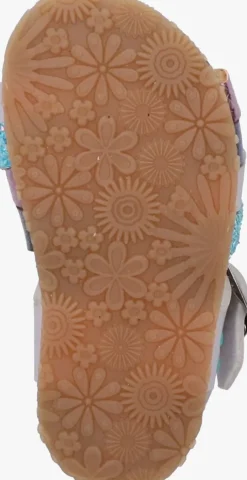 paarse bunniesjr platte sandalen becky beach