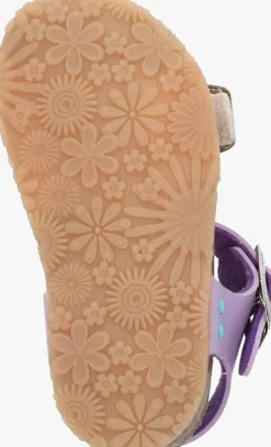 paarse bunniesjr platte sandalen babette beach