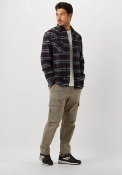 paarse butcher of blue overshirts lanton western check shirt