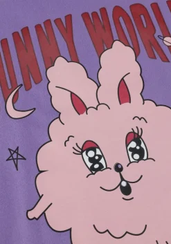 paarse call me frankie t-shirt bunnyworld t-shirt