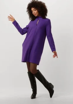 paarse caroline biss mini jurk 4193