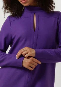 paarse caroline biss mini jurk 4193