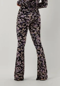 paarse catwalk junkie flared broek tr slow dance