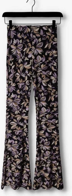 paarse catwalk junkie flared broek tr slow dance