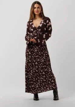 paarse catwalk junkie maxi jurk dr you are blooming