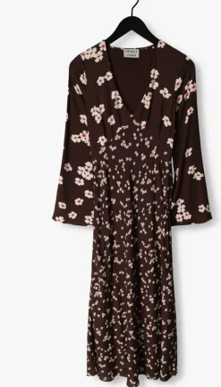 paarse catwalk junkie maxi jurk dr you are blooming