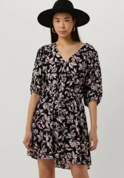 paarse catwalk junkie mini jurk dr slow dance