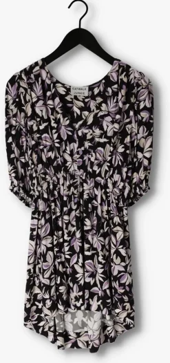 paarse catwalk junkie mini jurk dr slow dance