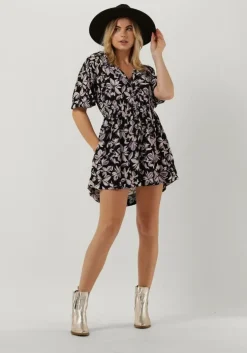 paarse catwalk junkie mini jurk dr slow dance