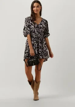 paarse catwalk junkie mini jurk dr slow dance