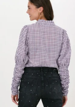 paarse co'couture blouses sandy dobby check shirt