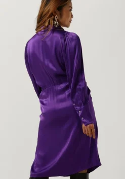 paarse co'couture midi jurk harvey drape dress