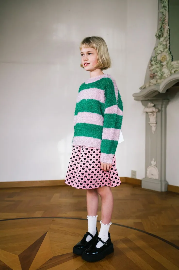 paarse daily brat trui twinkle striped sweater