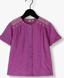 paarse daily7 top shirt embroiderie