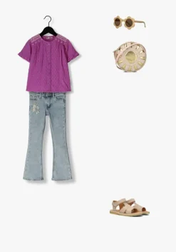 paarse daily7 top shirt embroiderie