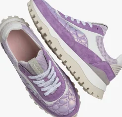 paarse floris van bommel lage sneakers sfw-10100