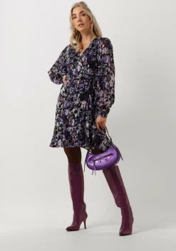 paarse freebird mini jurk bora dress