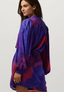 paarse freebird mini jurk wv-cosmic-pes-23-3