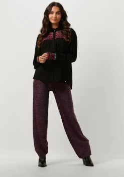 paarse harper & yve wijde broek glitter-pa