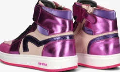 paarse hip hoge sneakers h1765_
