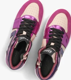 paarse hip hoge sneakers h1765_