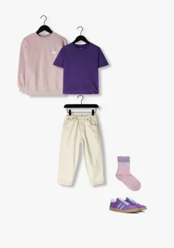 paarse hip lage sneakers h1511