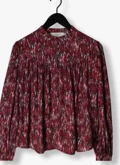 paarse janice blouses blouse dames viscose miles