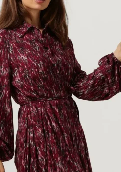 paarse janice mini jurk jurk print alex