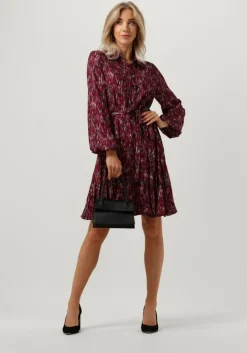 paarse janice mini jurk jurk print alex