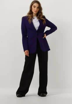 paarse jansen amsterdam blazer wq238 woven blazer with long sleeve
