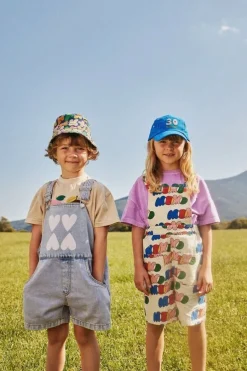 paarse jelly mallow playsuits heart denim short overall