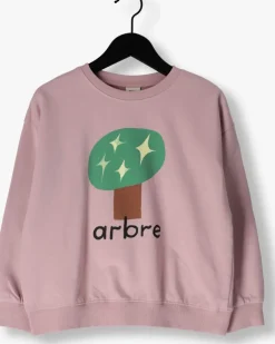 paarse jelly mallow sweater abre sweatshirt