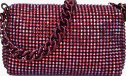 paarse kurt geiger london schoudertas party pouchette