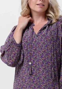 paarse moliin midi jurk tabitha