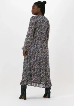 paarse moves maxi jurk chifonella